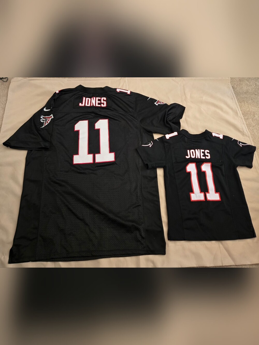 Matching Atlanta Falcons Julio Jones #11 Nike jersey set! Adult Sz 56 + Youth S